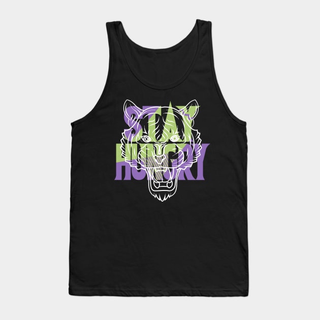 Stay Hungry Canyon Purple Tank Top by funandgames